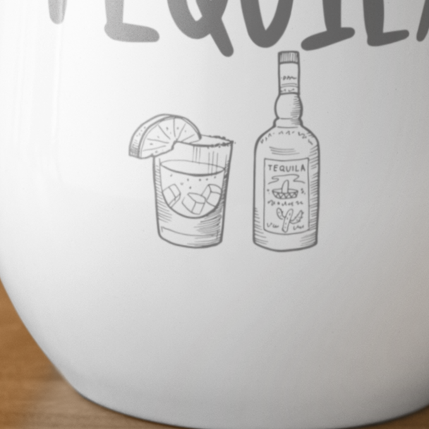 Amen Tequila 12 oz. Laser Etched Wine Tumbler