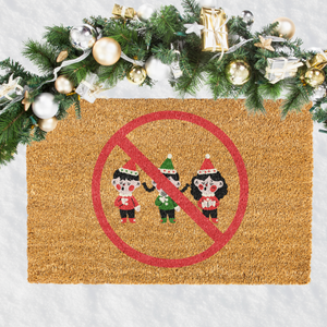 Anti-Carolers Holiday Doormats