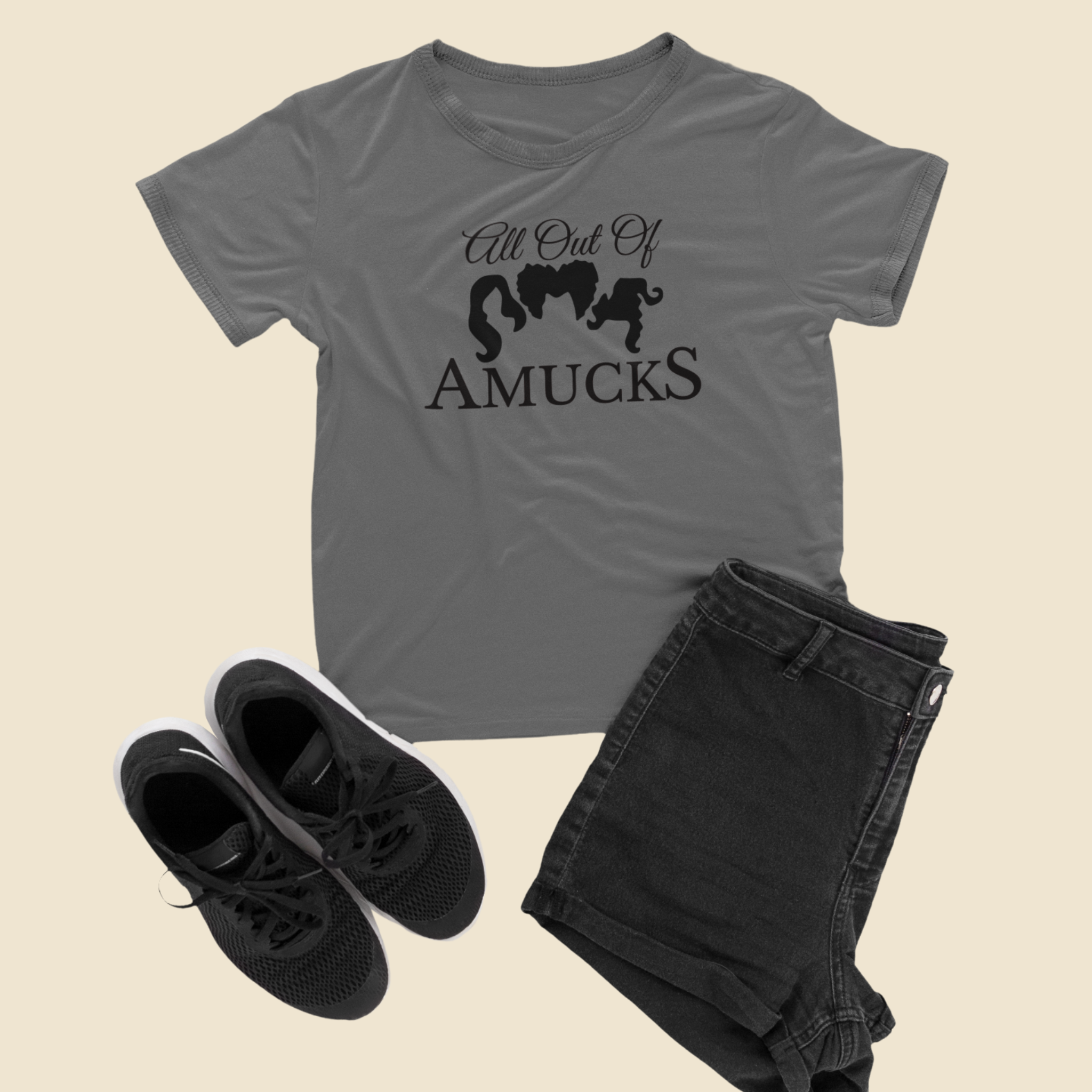 All Out of Amucks Halloween Tee