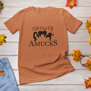 All Out of Amucks Halloween Tee