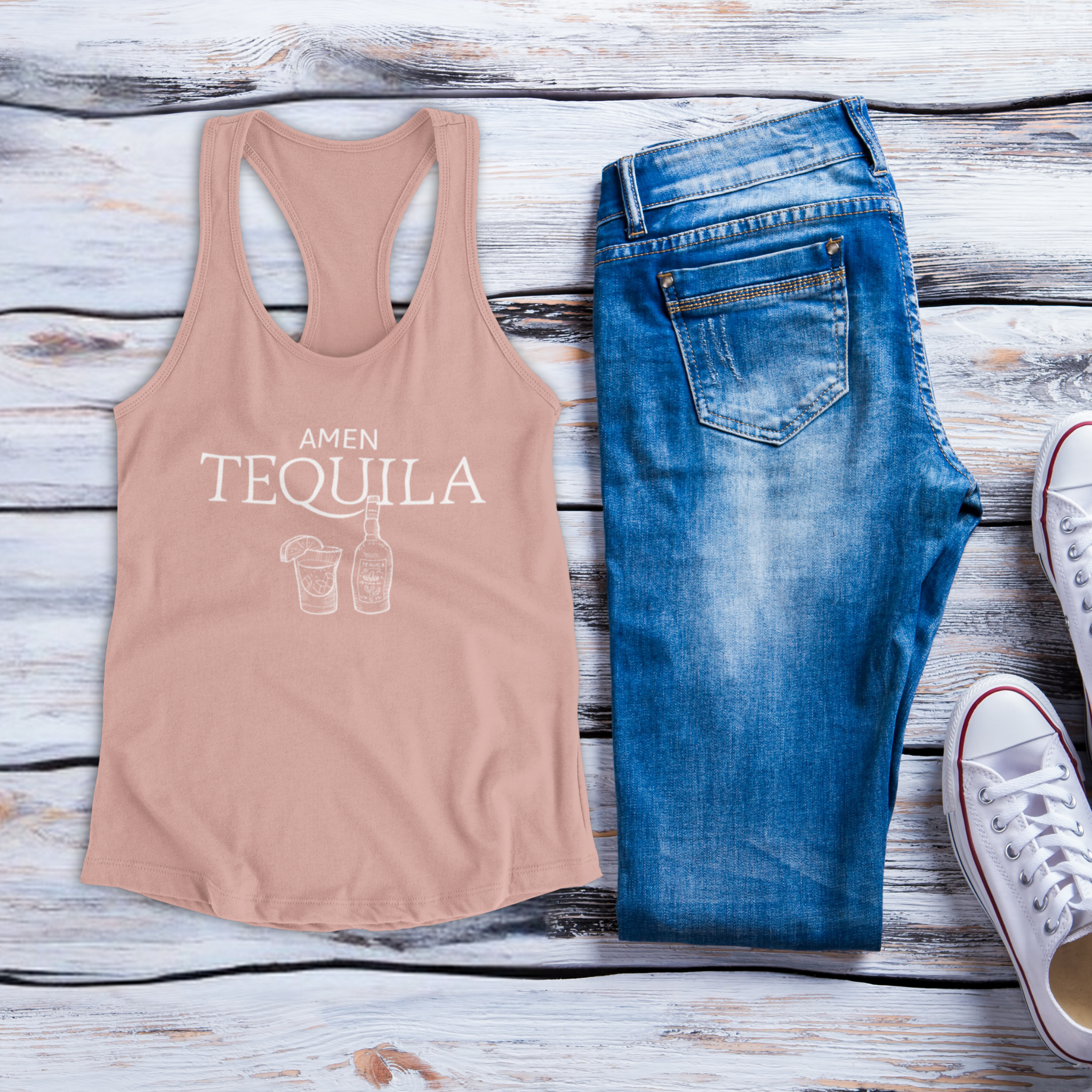 Amen Tequila Racerback Tank