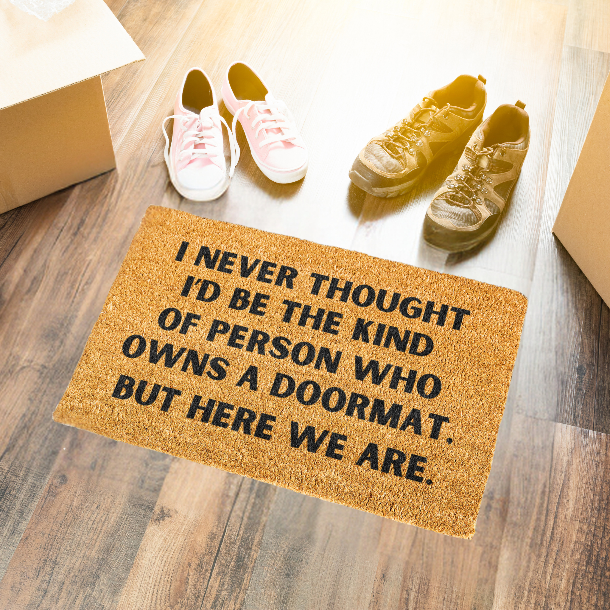 'I Never Thought' Welcome Mat