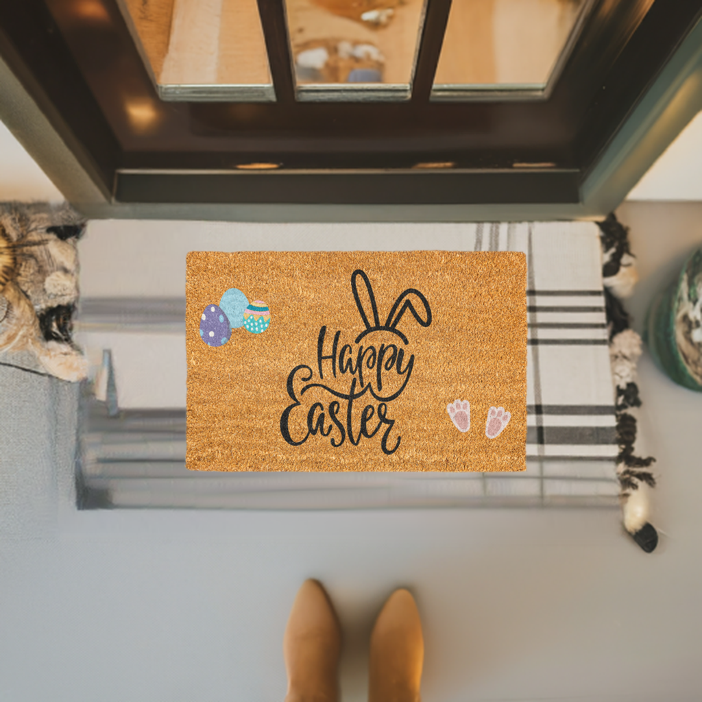 'Happy Easter' Holiday Doormat