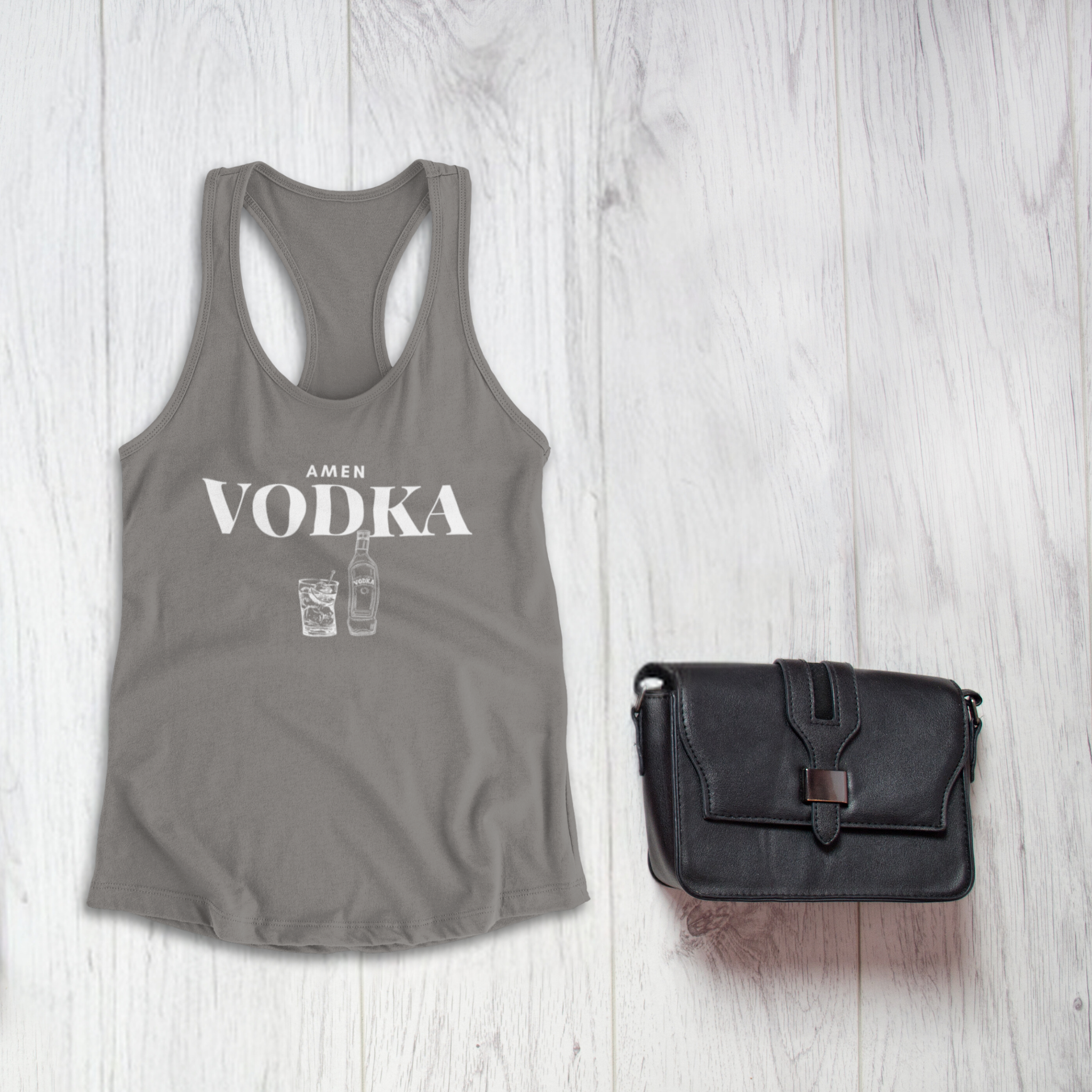 Amen Vodka Racerback Tank