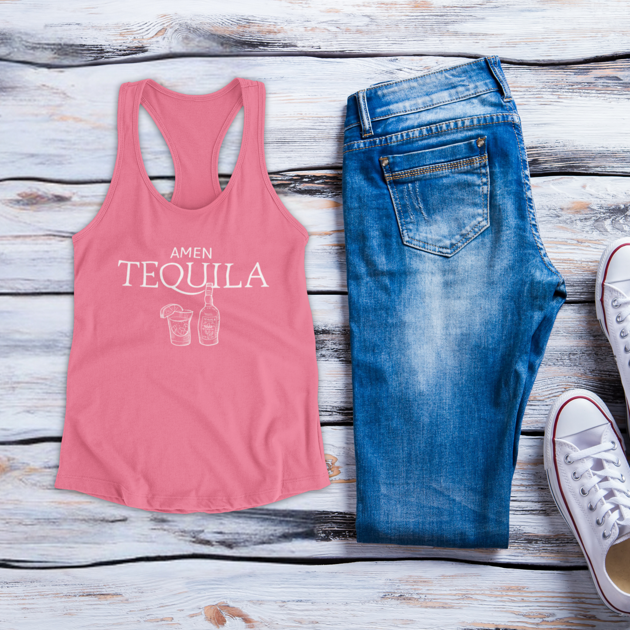 Amen Tequila Racerback Tank