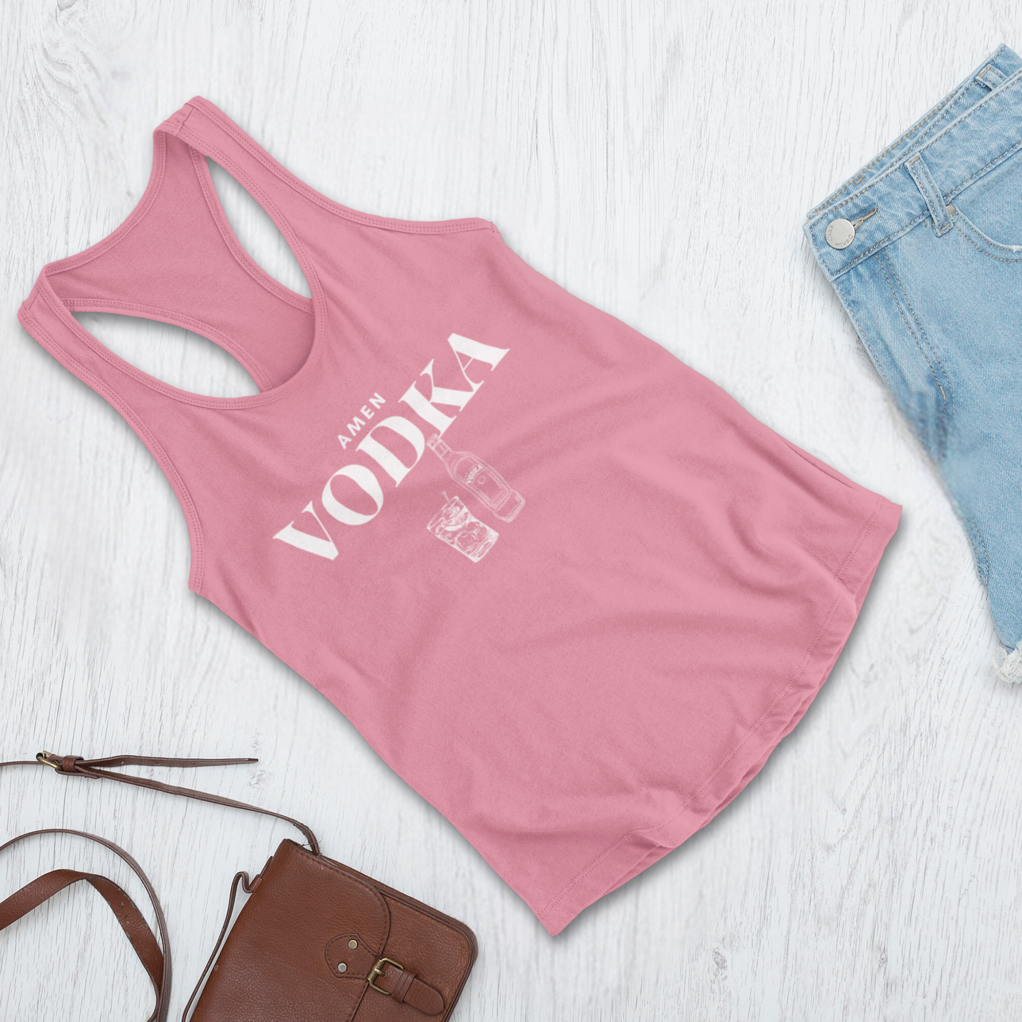 Amen Vodka Racerback Tank