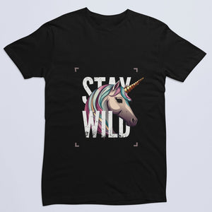 Stay Wild Unicorn Soft Tee Shirt