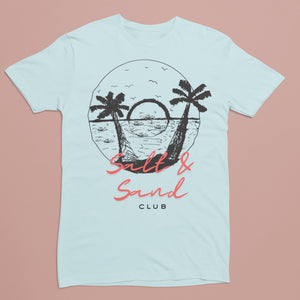 'Salt & Sand Club'  Full Front Tee