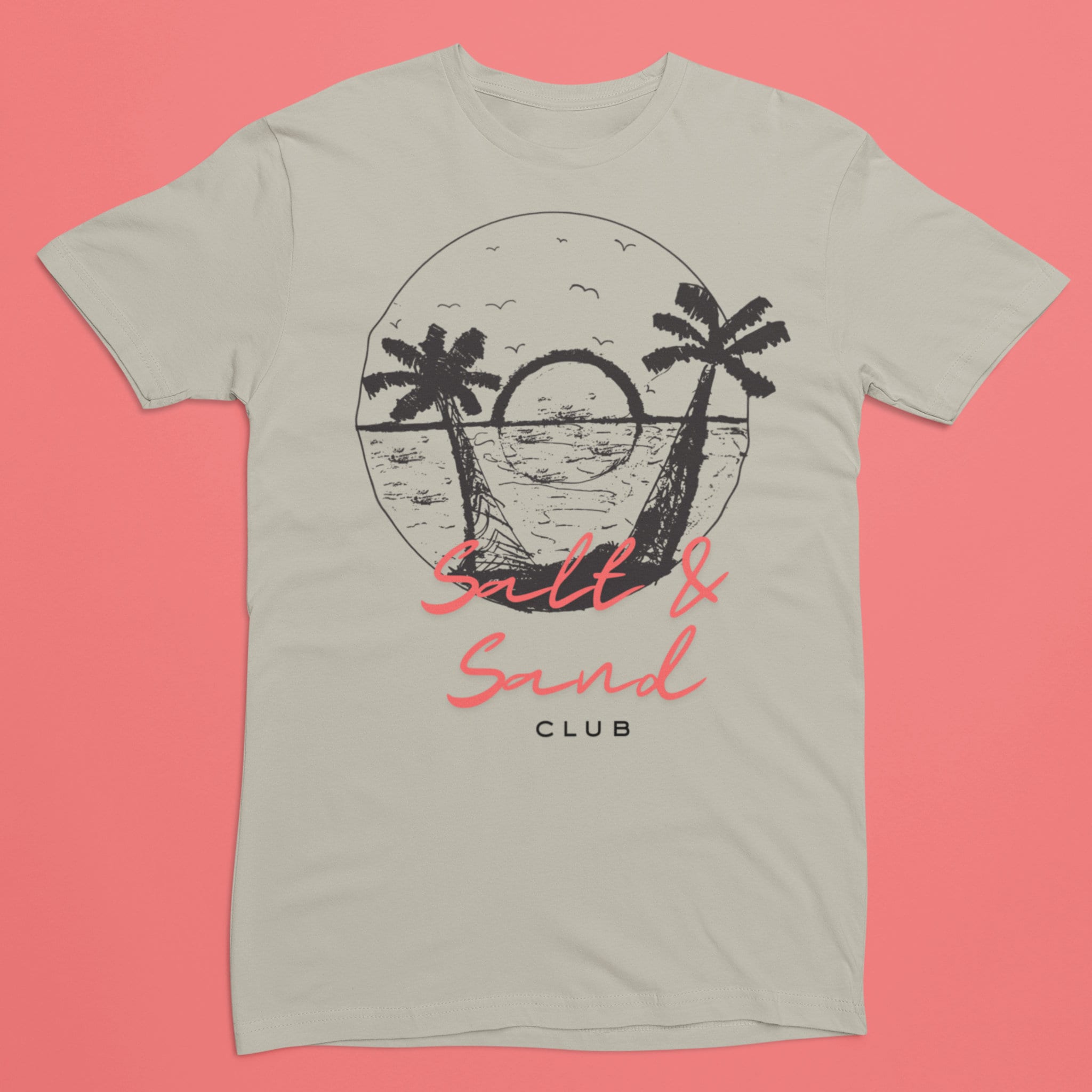 'Salt & Sand Club'  Full Front Tee