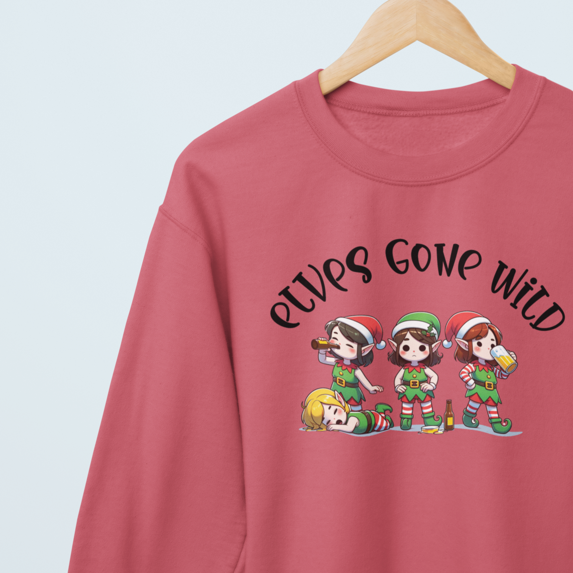 Elves Gone Wild Sweatshirt