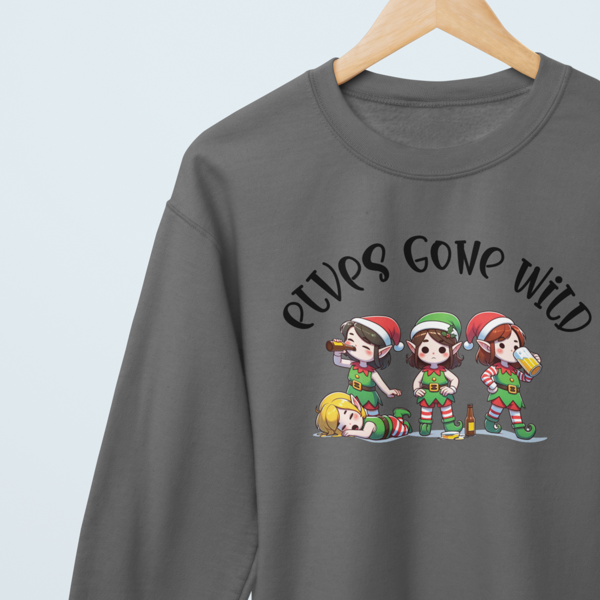 Elves Gone Wild Sweatshirt