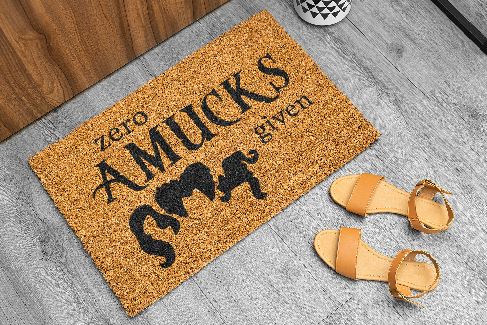 Zero Amucks Given Coir Welcome Mat