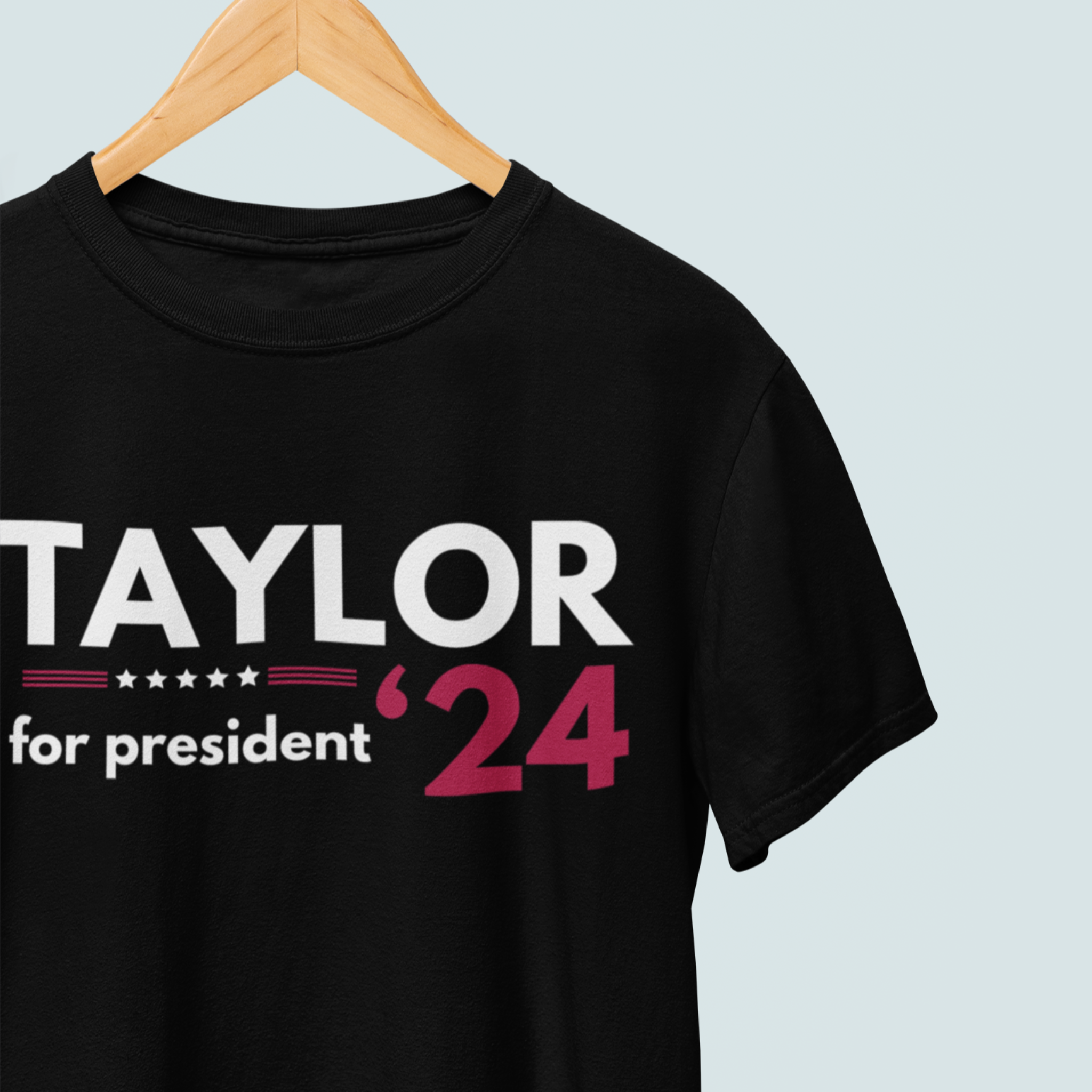 Taylor For President Short Sleeve T-Shirt