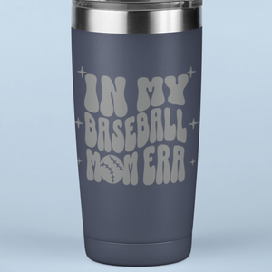 In My Baseball Mom Era 20 oz Laser Etched Tumbler