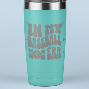 In My Baseball Mom Era 20 oz Laser Etched Tumbler