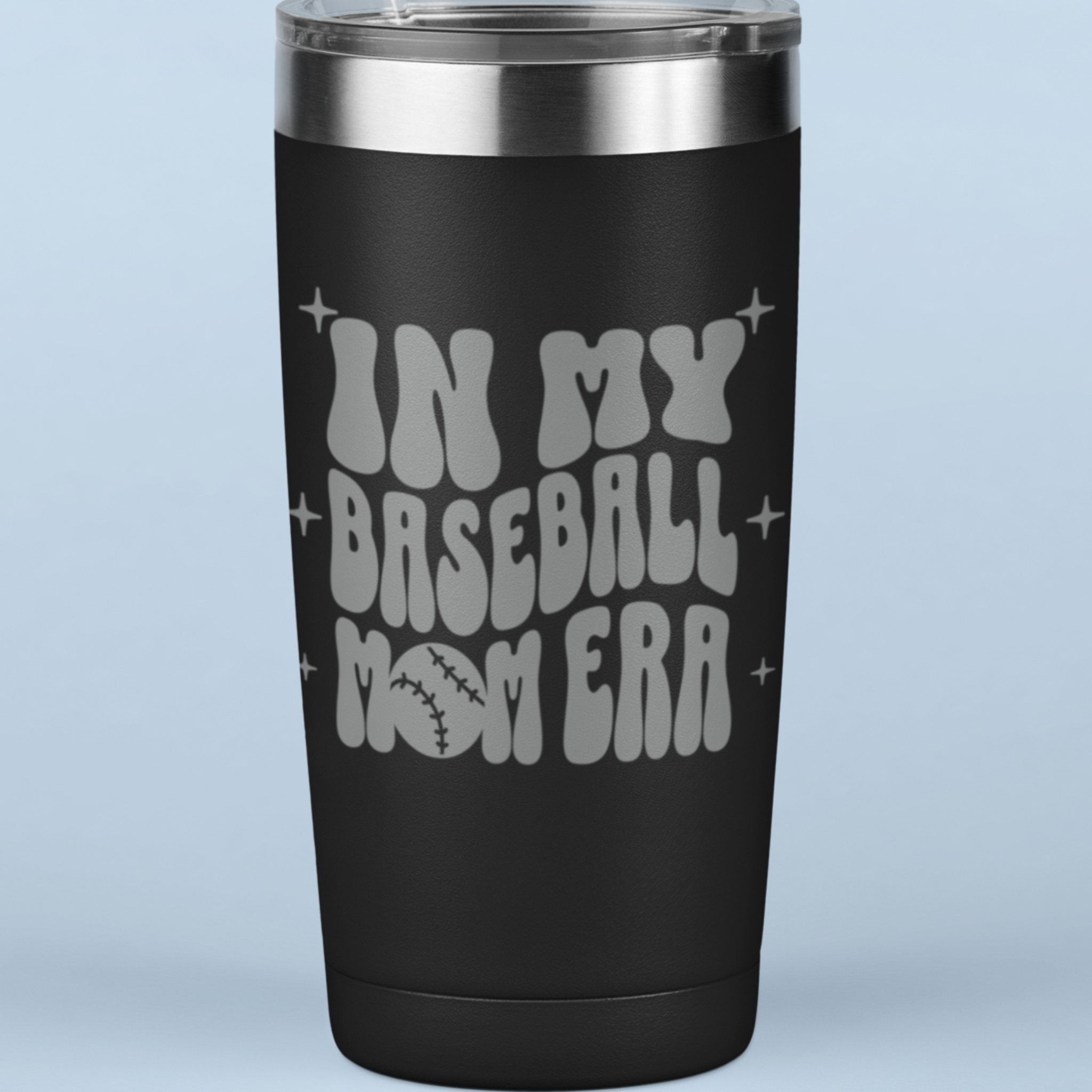 In My Baseball Mom Era 20 oz Laser Etched Tumbler