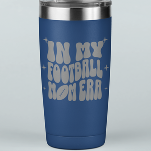 In My Football Mom Era 20 oz Laser Etched Tumbler