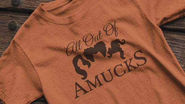 All Out of Amucks Halloween Tee