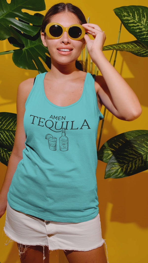 Amen Tequila Racerback Tank