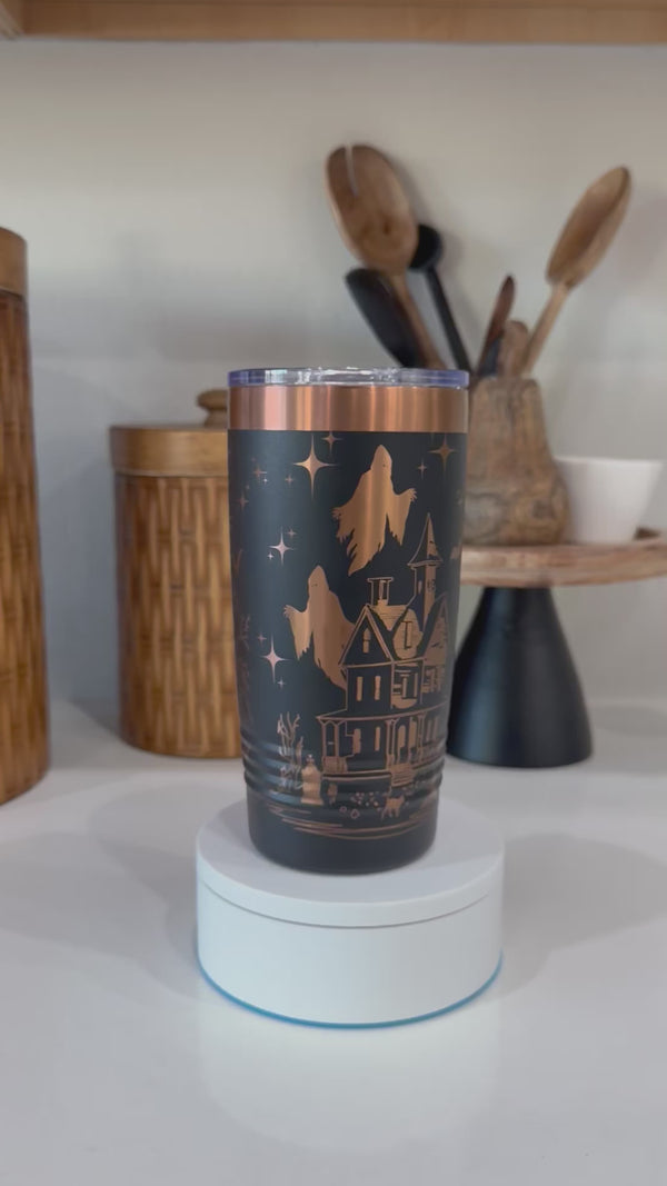 Witchy Moonlight Full Wrap 20 oz Laser Engraved Tumbler