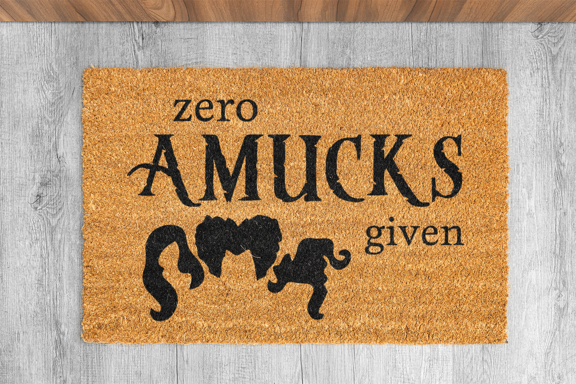 Zero Amucks Given Coir Welcome Mat