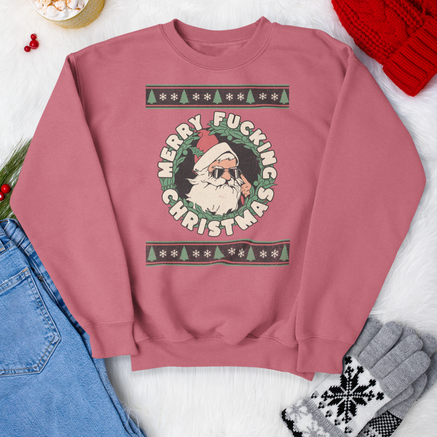 Merry Fucking Christmas Sweatshirt