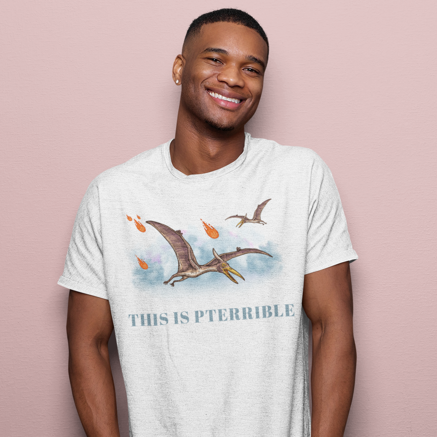 'This Is Pterrible' Super Soft Tee Shirt