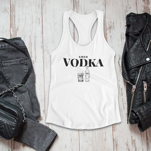 Amen Vodka Racerback Tank