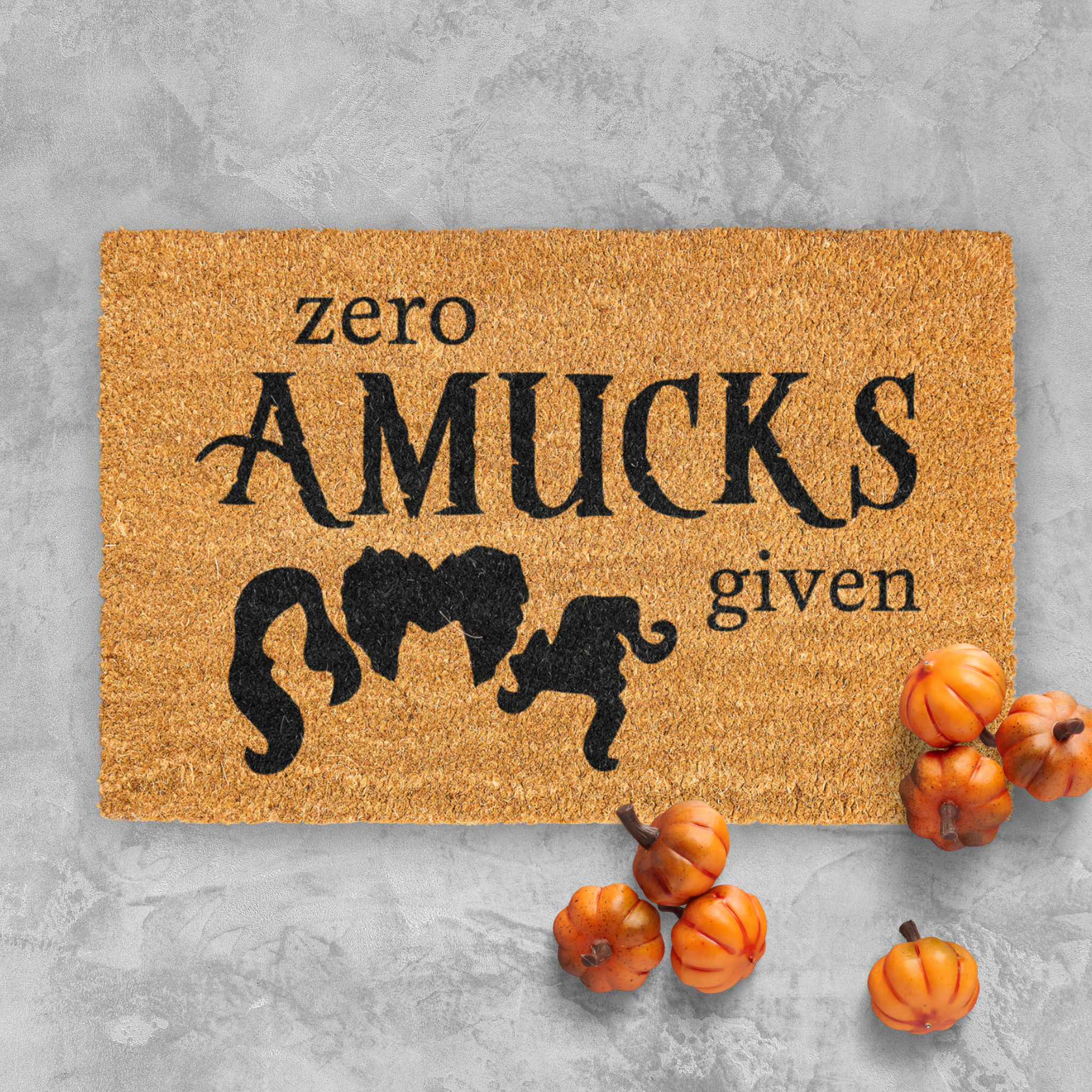 Zero Amucks Given Coir Welcome Mat